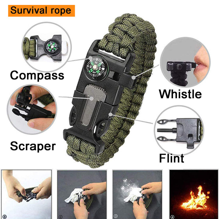 Outdoor Emergency Survival Gear Kit Camping