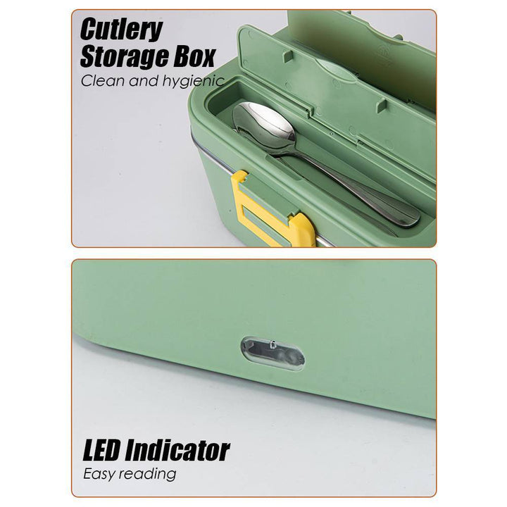 75W Electric Lunch Box Food Warmer Heater 1.8L Portable Leak Proof Car Home