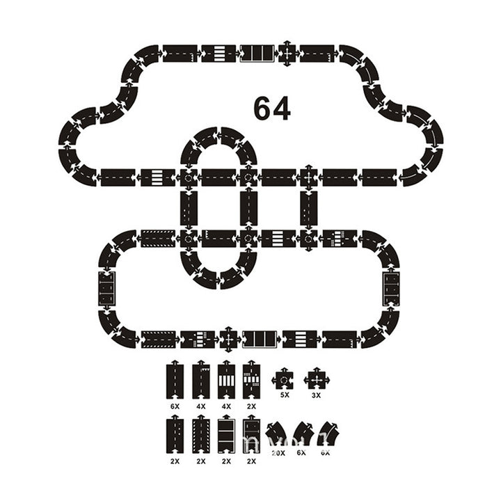 Motorway Flexible Puzzle Track Set