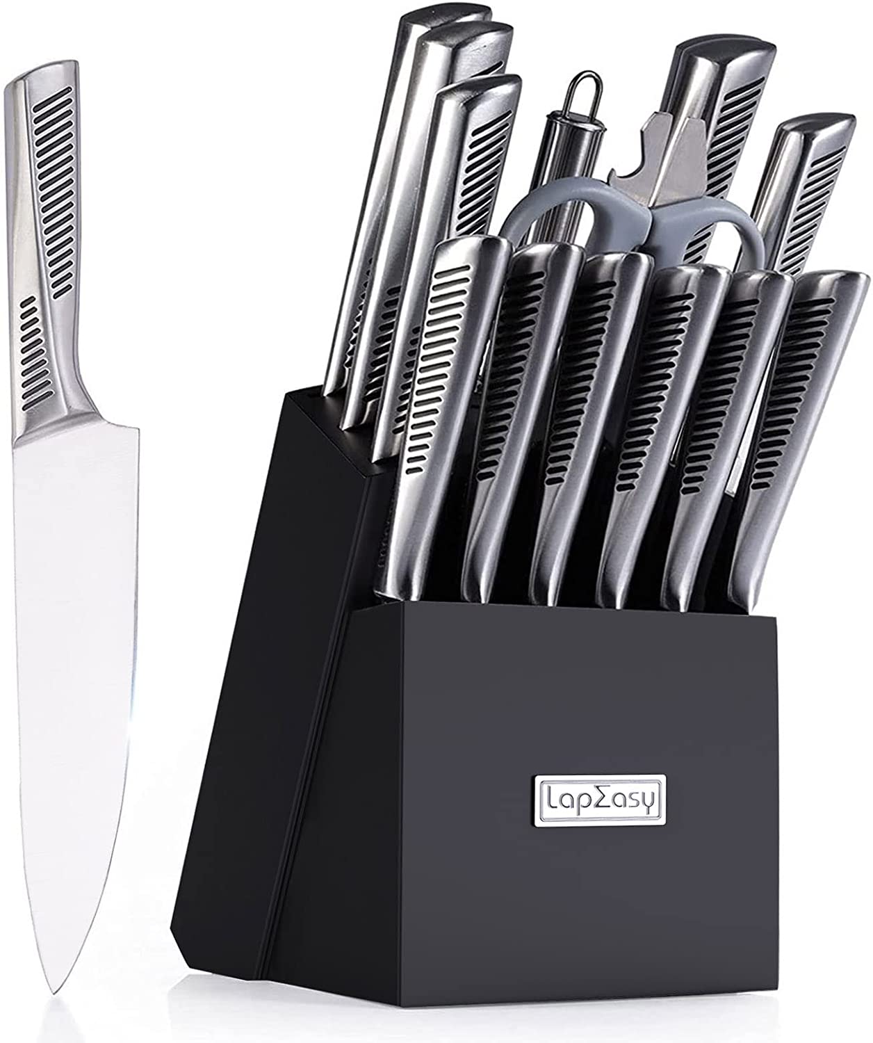 Kitchen Knife Set. LapEasy 15 Piece Knife Sets