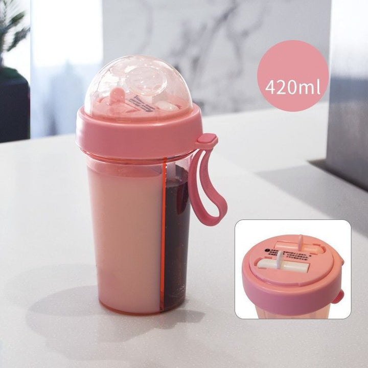 Double Drink Cup Water Bottle Kitchen Gadgets