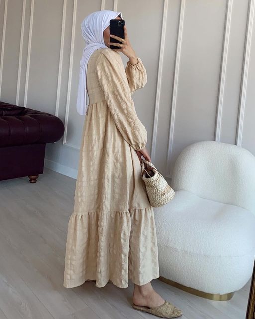 Vestido Solto Robe Moda Abaya