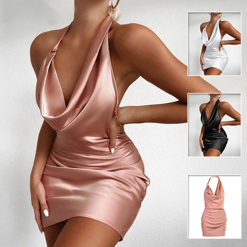 Backless Mini Sleeveless Summer Party Dress