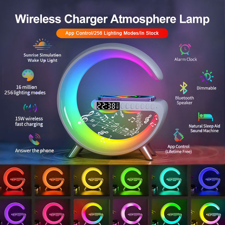 2023 Nova lâmpada LED inteligente em forma de G Bluetooth Speak