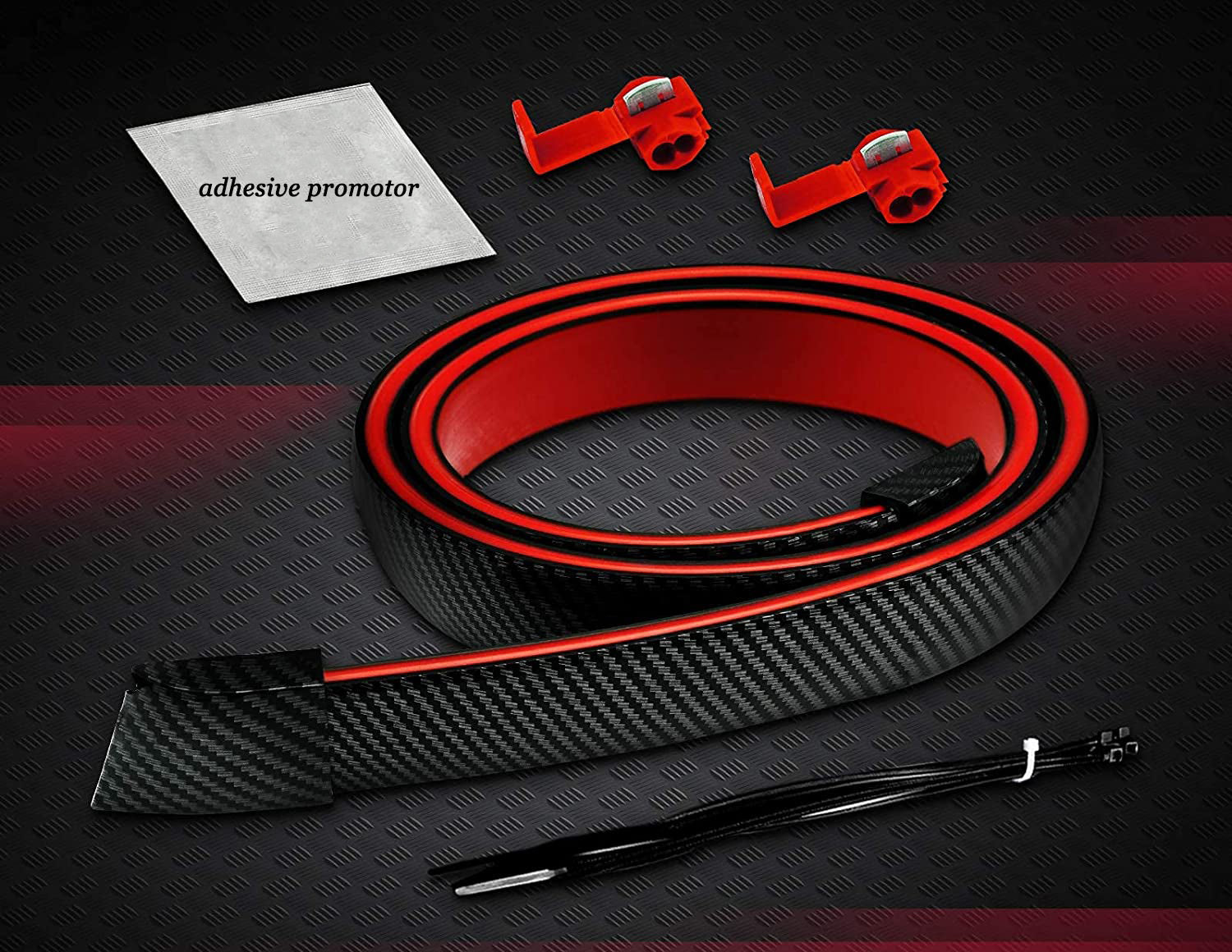 Spoiler de porta-malas universal LED para carro