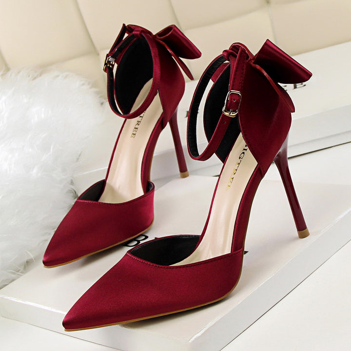 High heels stiletto wedding shoes