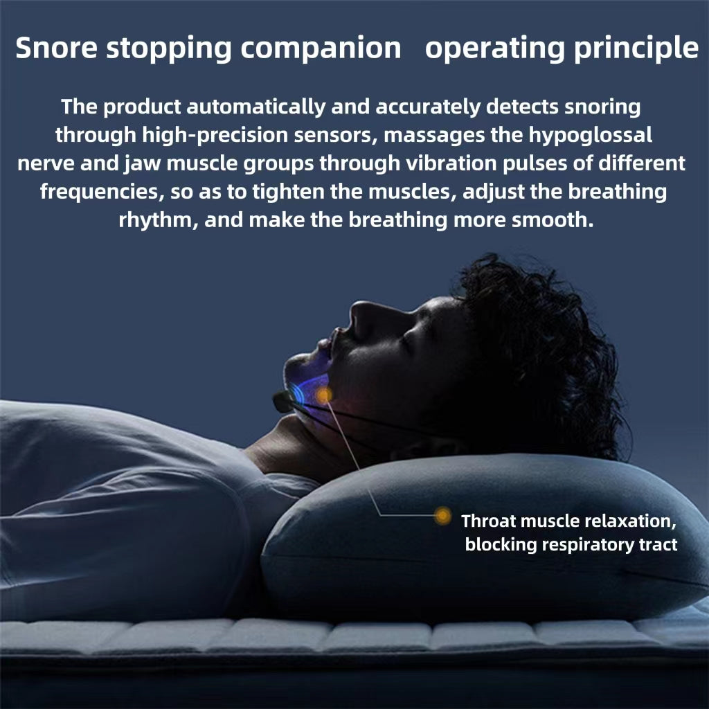 Smart Anti Snoring Device EMS Pulse Snoring Stop Effective. Reduction Muscle Stimulator