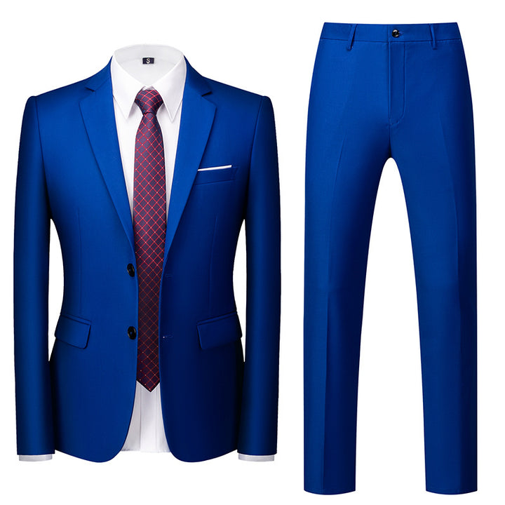 Men's Suit Wedding Two Button Two Piece Suit