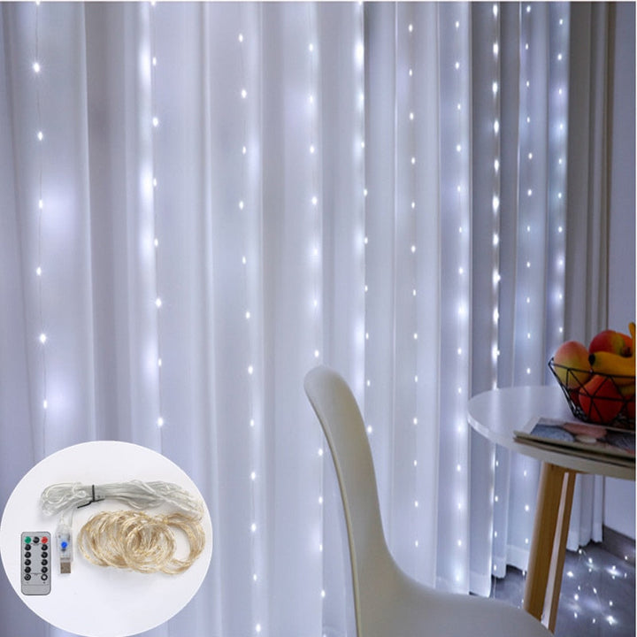 LED Curtain Garland Lights