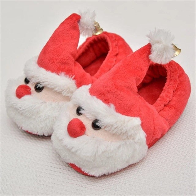 Papai Noel Slip On Soft Flats Slides