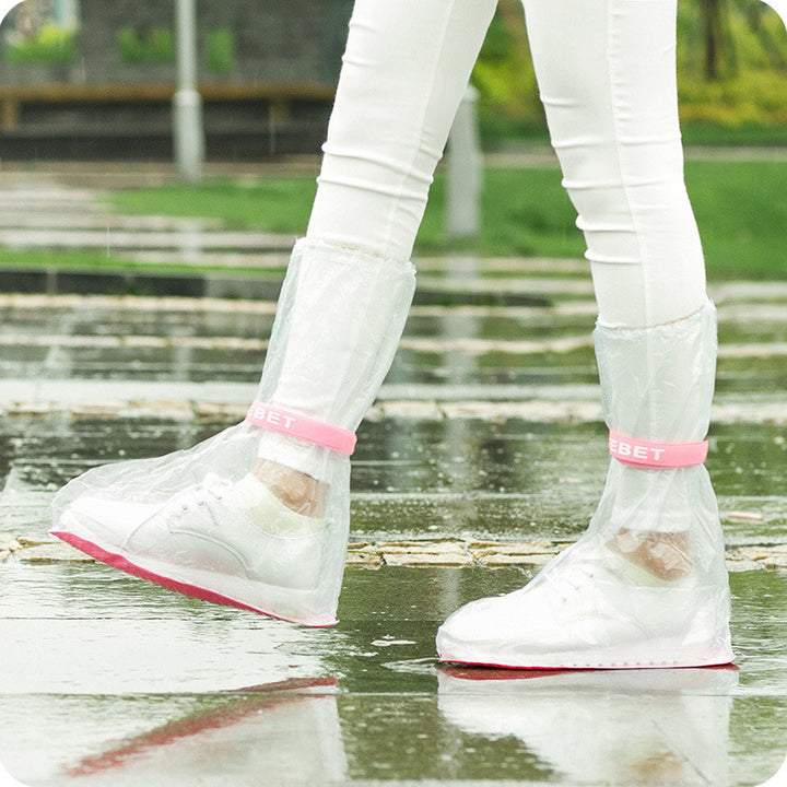 Capas de sapatos à prova de chuva e impermeáveis ​​para viagens ao ar livre