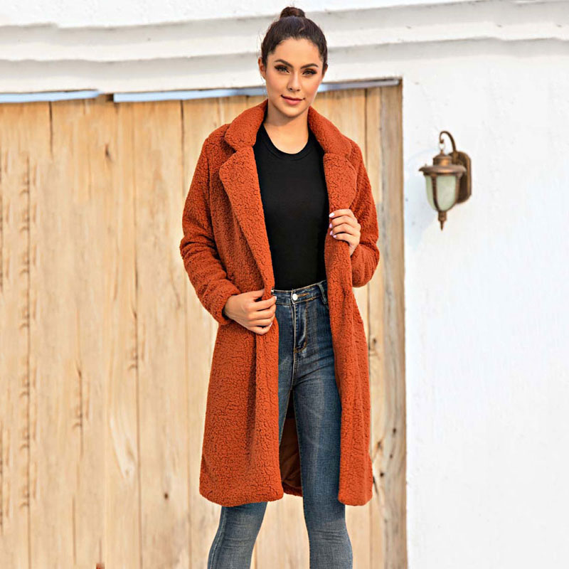 Women's Faux Fur Long Coat