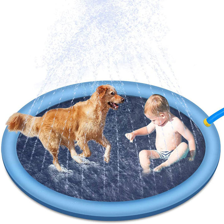 Piscina para crianças e cães de estimação verão ao ar livre