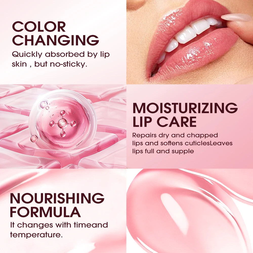 Aloe Vera Color-Changing Lip Gloss | Temperature-Sensitive,