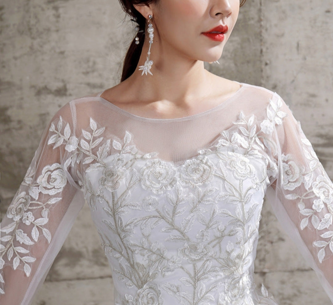 Wedding Dress Bride Sleeves Wedding Wedding Dress