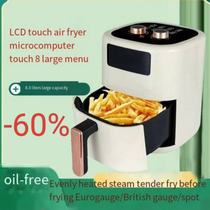 Cross-border European Standard Air Fryer Household Large Capacity Air Fryer Multifunctional Oven Potato Chip Machine Electric Fryer