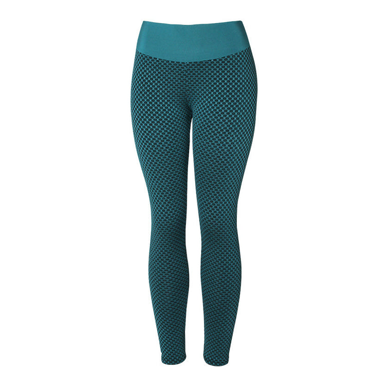 Calça feminina cintura alta esportiva legging quadril fitness 