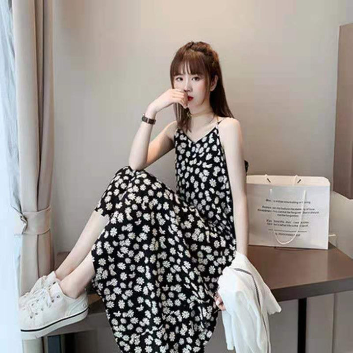 2023 Daisy Floral Chiffon Dress