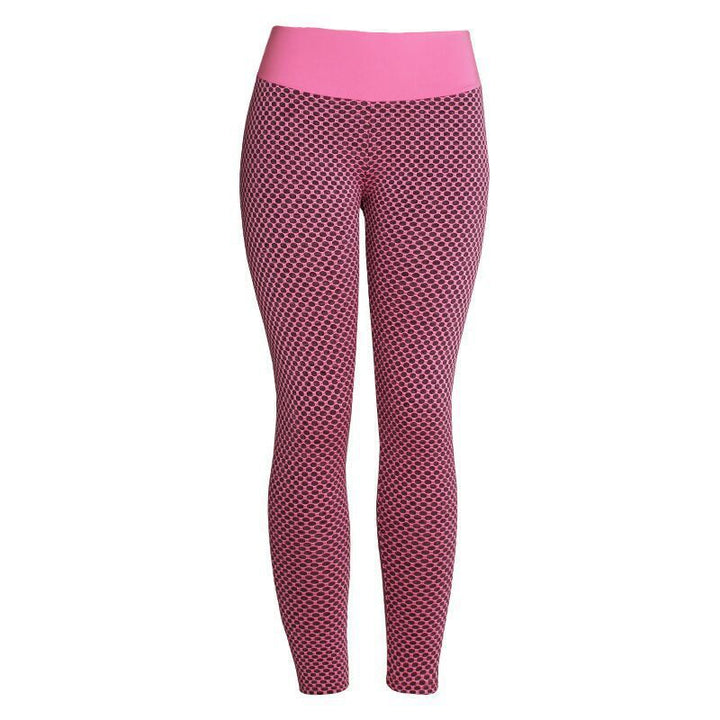 Calça feminina cintura alta esportiva legging quadril fitness 