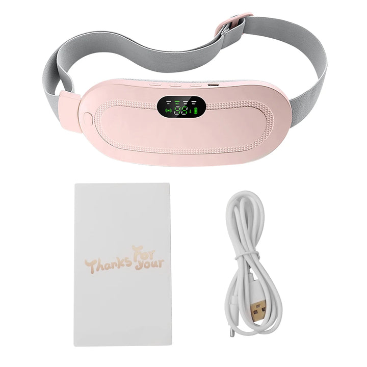 Portable Menstrual Heating Pad Palace Warm Belt Waist Belt Cramp Massager Menstrual Heating Pad Dysmenorrhea Relief Belt