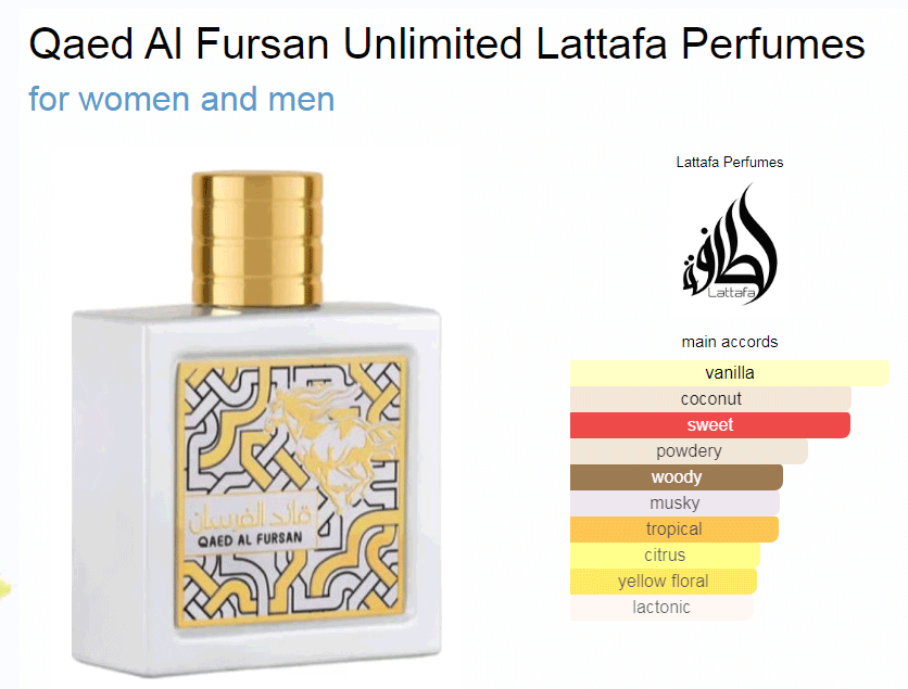 Lattafa Qaed Al Fursan Unlimited Eau de Parfum 90ml