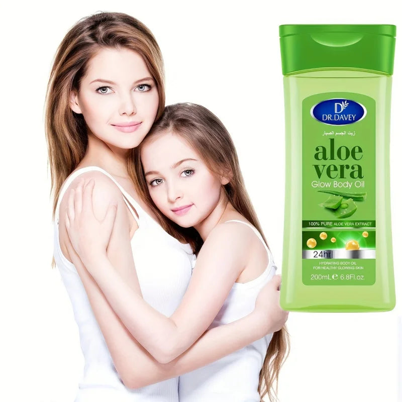 DR.DAVEY ALOE VERA BODY OIL SPA Body Massage Essential Oil with Aloe