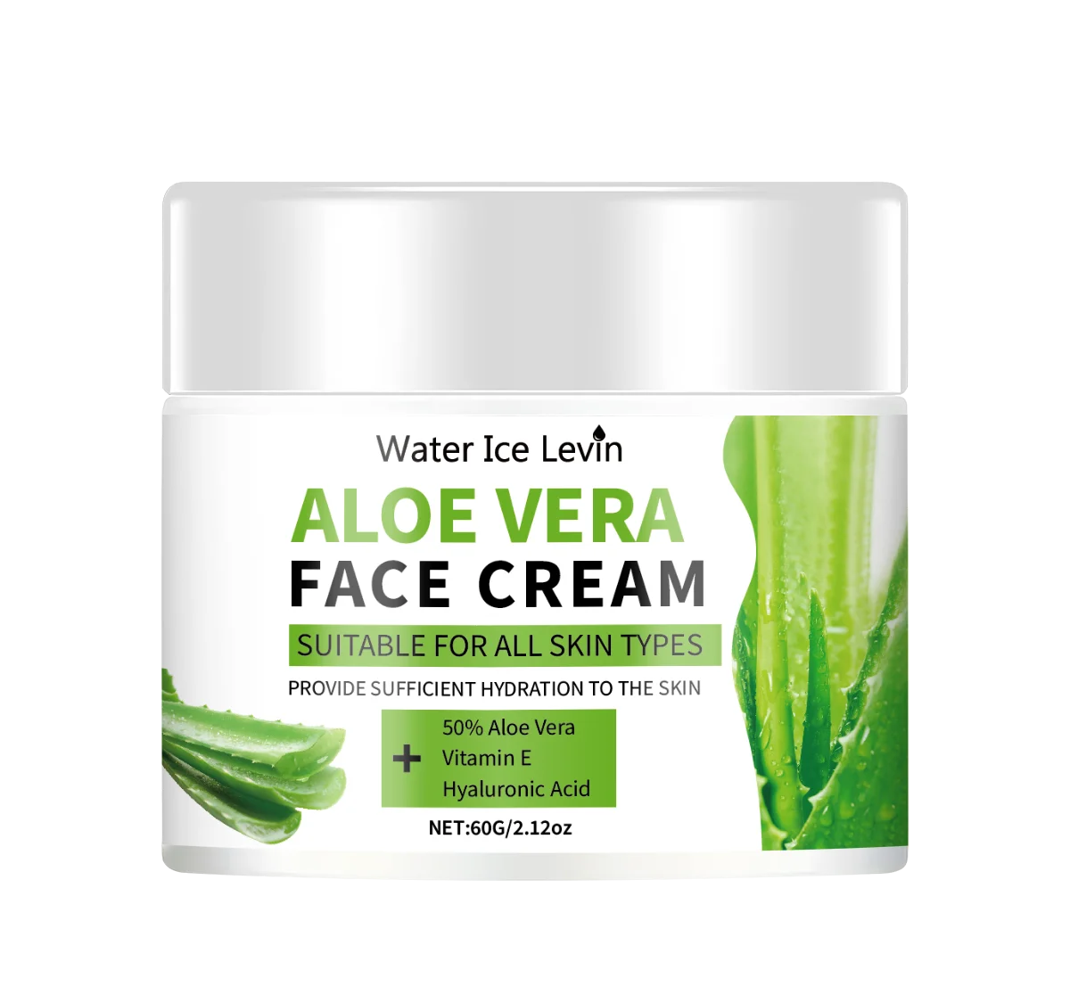 Aloe Vera Cream, Suitable for Men and Women, Hypoallergenic