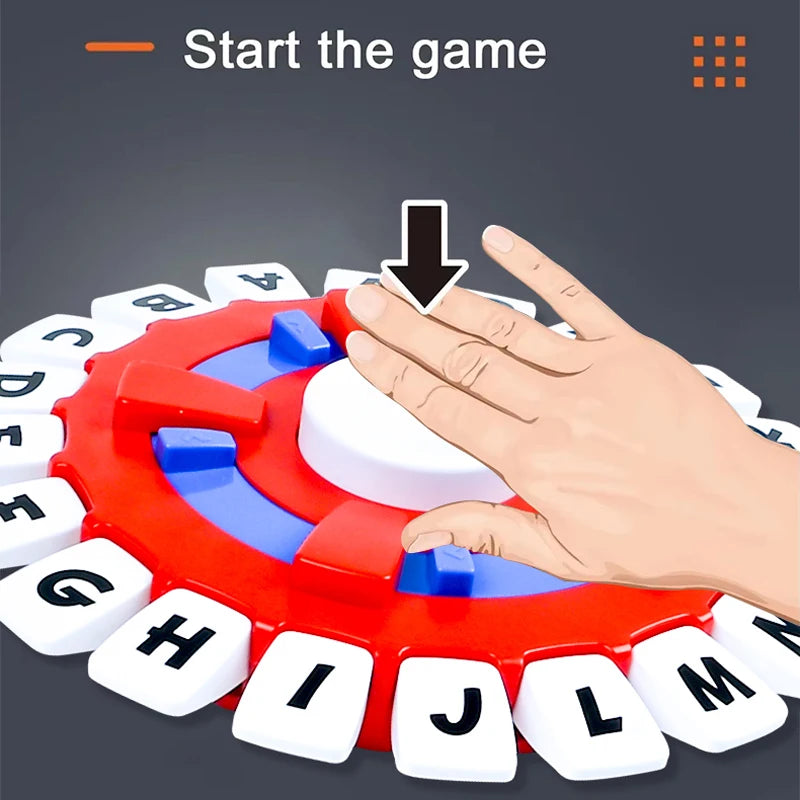 Spanish Basta Game Fast-paced Family Gathering Letter Toys For Adults