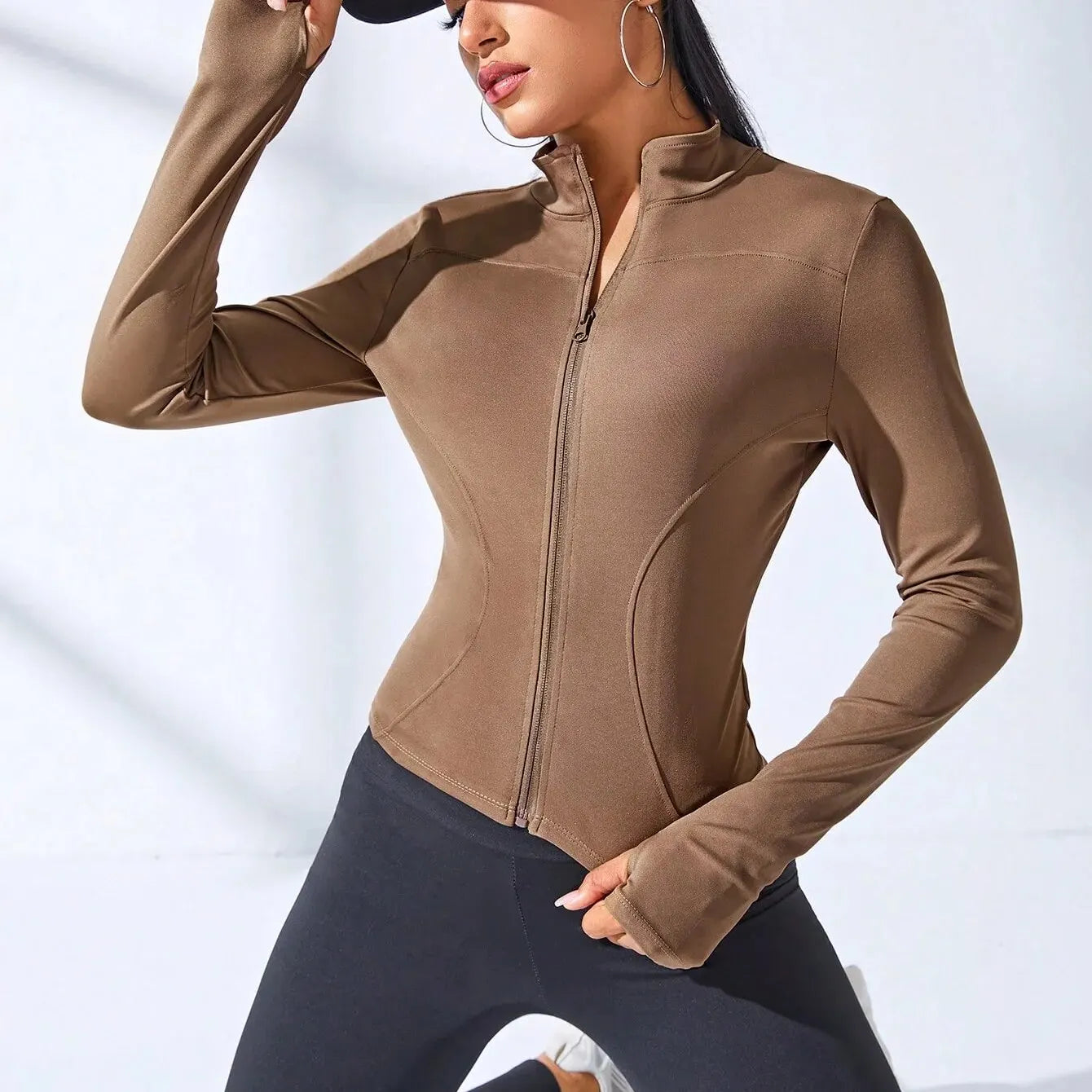 2025 New Yoga Coat Short Sports Jacket WOMEN'S Fitness Clothes