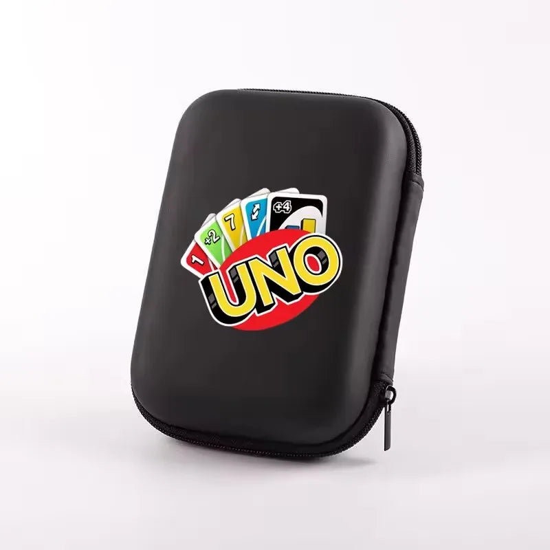 UNO Travel Zipper Case Carry Board Game Cards Storage Package For Kids
