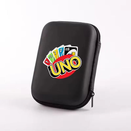 UNO Travel Zipper Case Carry Board Game Cards Storage Package For Kids