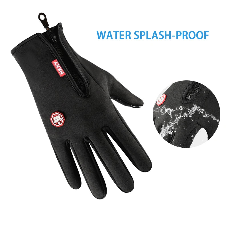 Outdoor Cycling Gloves, Bicycles for Warmth and Anti Slip in Autumn