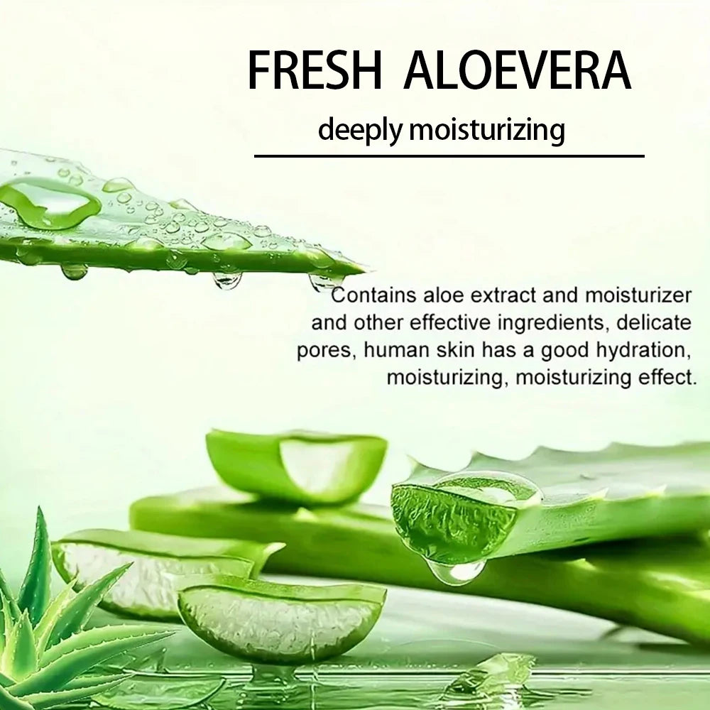 Aloe Vera Deep moisturizing cream, effectively locks in moisture and