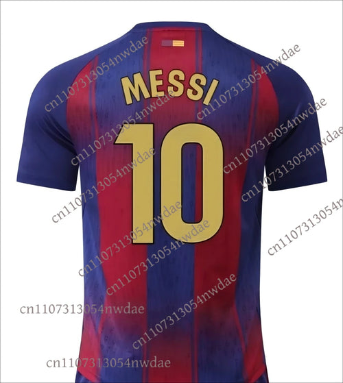 25_26 Barcelona #19 Lamine Yamal Home Soccer Kit Jersey Short Sleeve