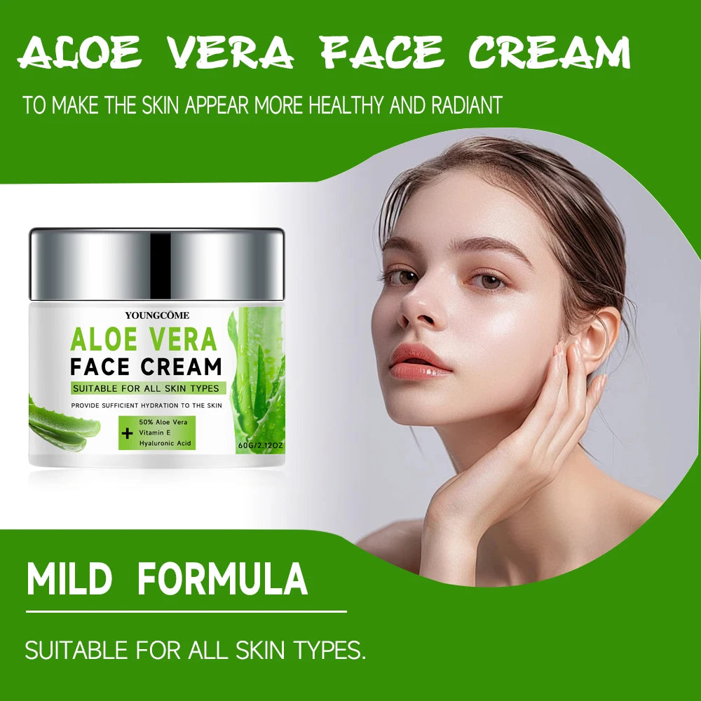 Aloe Vera Hydrating Face Anti-Wrinkle Aging Whipped Skin Care