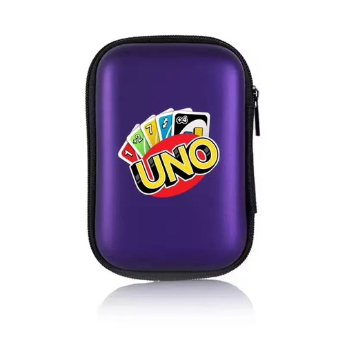 UNO Travel Zipper Case Carry Board Game Cards Storage Package For Kids