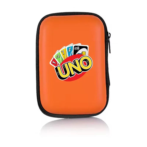 UNO Travel Zipper Case Carry Board Game Cards Storage Package For Kids