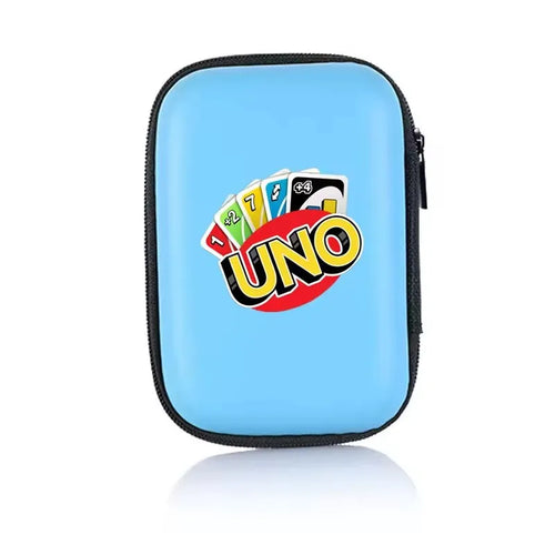 UNO Travel Zipper Case Carry Board Game Cards Storage Package For Kids