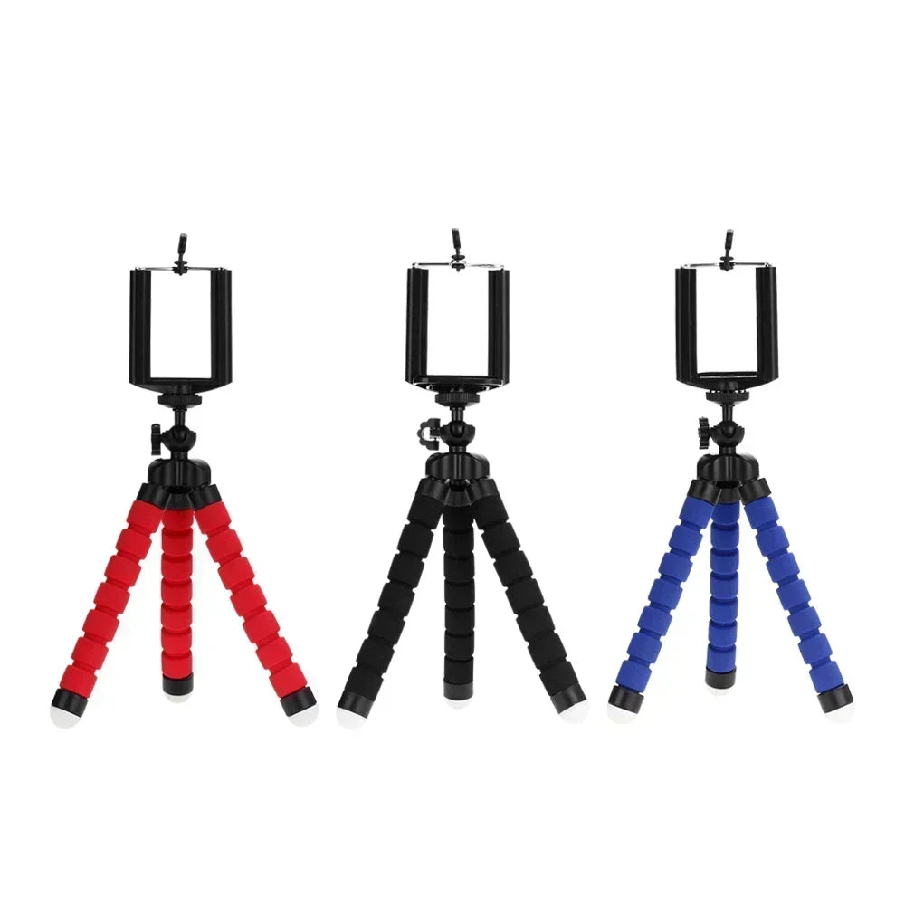 Tripods Tripod For Phone Mobile Camera Holder Clip Smartphone Monopod