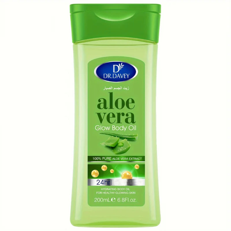 DR.DAVEY ALOE VERA BODY OIL SPA Body Massage Essential Oil with Aloe