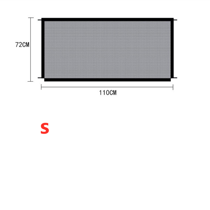 Black Foldable Protection Pet Safety Gate