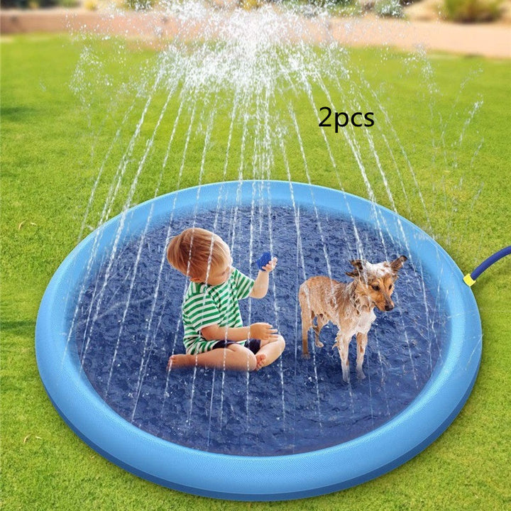 Piscina para crianças e cães de estimação verão ao ar livre