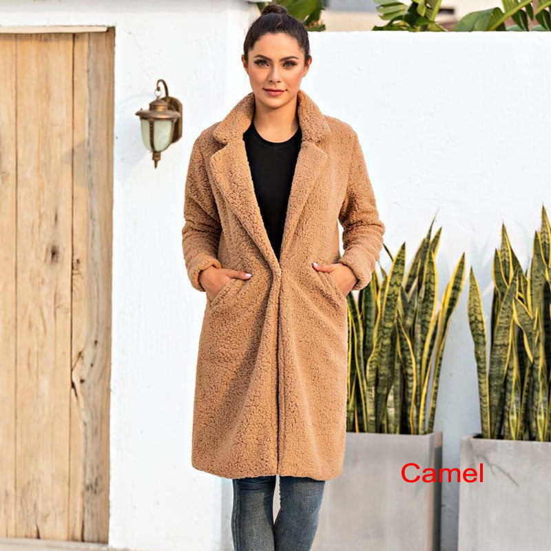 Women's Faux Fur Long Coat