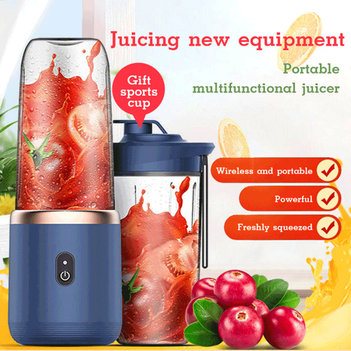 Mini Juicer Cup Extractor Smoothie USB Charging Fruit Squeezer Blender Food Mixer Ice Crusher Portable Juicer Machine