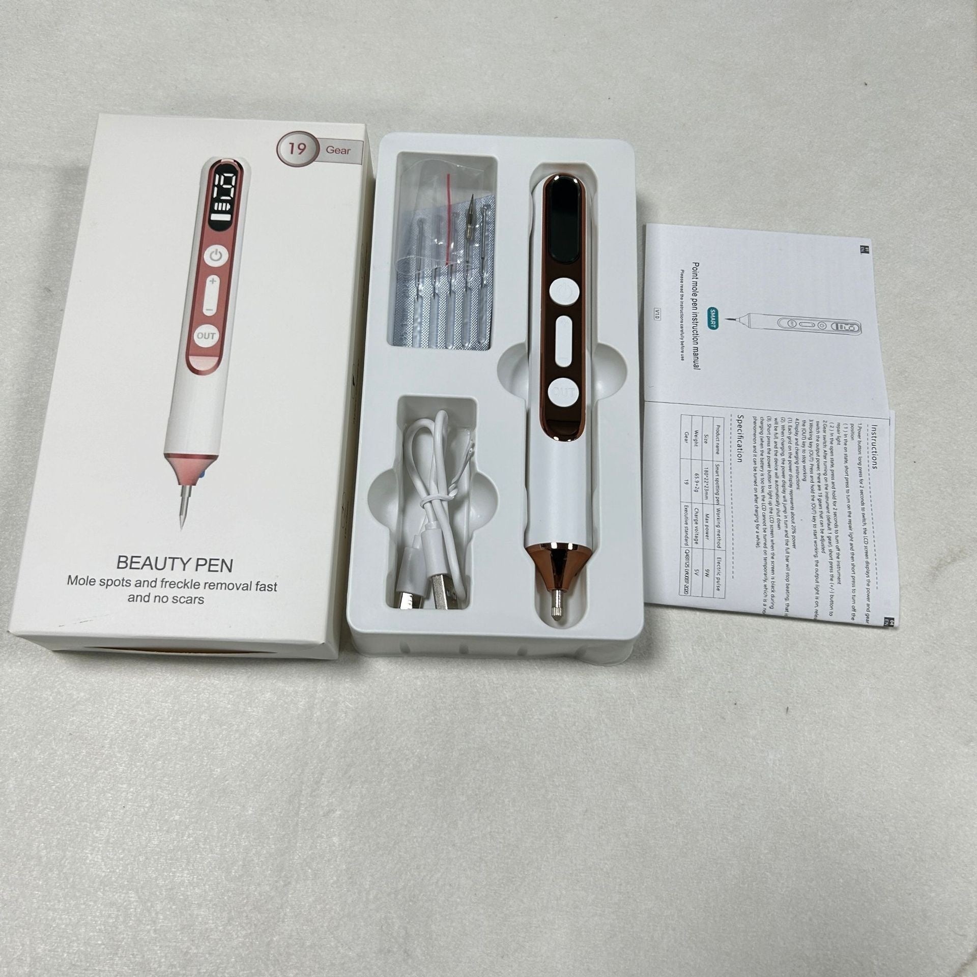 Small White Spot Portable Mole Removal Pen