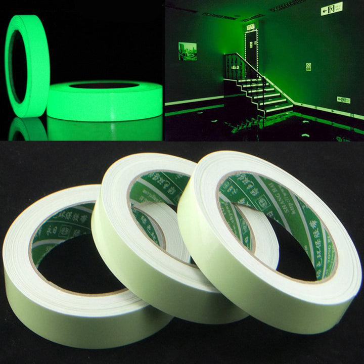 Noctilucent Tape Luminous Tape Green Warning Ground Light Storage Stairs Anti-slip Tape Reflective Fluorescent Tape