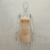 One-line Collar Hip Wrap Hundred Dresses For Women