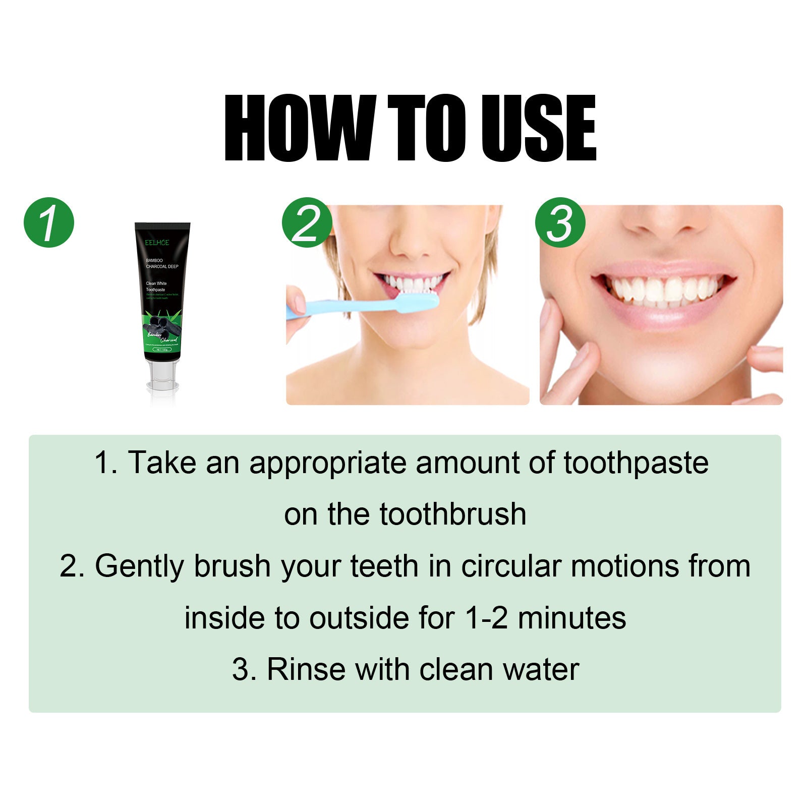 Bamboo Charcoal Deep Cleaning Toothpaste