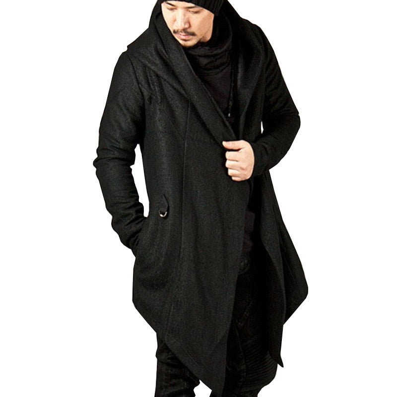 Steampunk Hooded Irregular Cloak