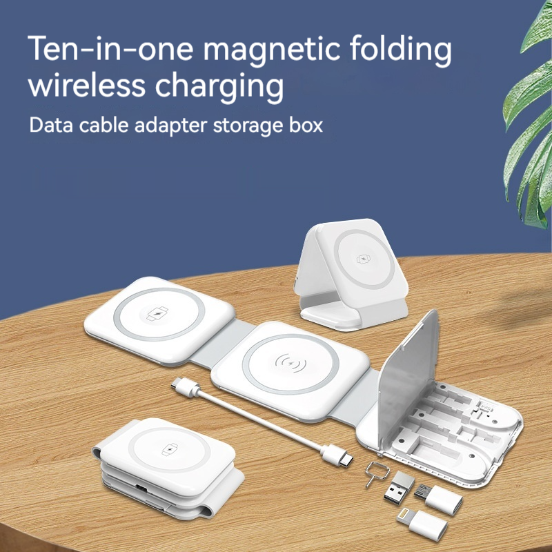 Multifunctional Three-in-one Folding Magnetic Phone